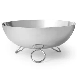 Serving Bowls|Bowls|Godinger Sphere Stainless Salad Bowl