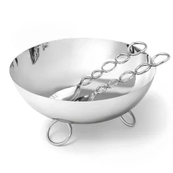 Serving Bowls|Bowls|Godinger Sphere Stainless Salad Bowl