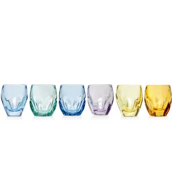 Shot Glasses|Godinger Stockholm Colored Shot Glass, Set of 6