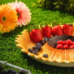 Specialty Serving|Godinger Sunflower Chip-n-Dip