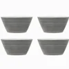 Outdoor Dinnerware|Godinger Swirl Melamine Cereal Bowl, Set of 4