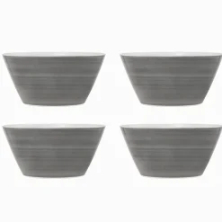 Outdoor Dinnerware|Godinger Swirl Melamine Cereal Bowl, Set of 4
