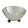 Serving Bowls|Bowls|Godinger Temari Hammered Silver Footed Salad Bowl
