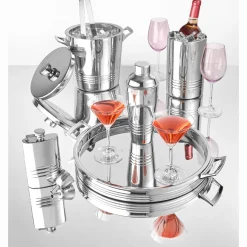 Barware Tools|Godinger Top Shelf Double Walled Cocktail Shaker