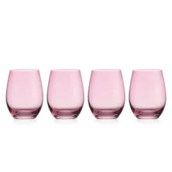 Stemless|Godinger Veneto Ballet Stemless Wine Glass, Set of 4