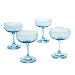 Martini & Coupes|Godinger Veneto Frost Champagne Coupe, Set of 4