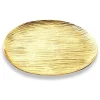 Boxes|Decorative Trays|Godinger Wadi Gold Textured Round Tray