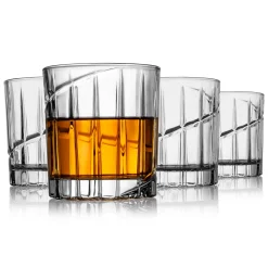 Dof & Highball|Godinger Waverly Double Old Fashion, Set of 4