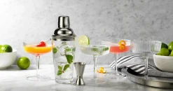 Martini & Coupes|Godinger Whiskey & Rye 6 Piece Espresso Martini Set