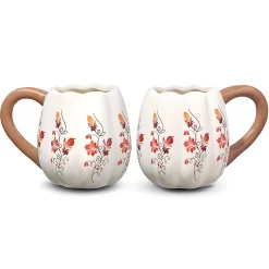 Mugs & Teacups|Godinger White Pumpkin Coffee Mug, Set of 2