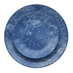 Everyday Dinnerware|Godinger Wingate Blue Porcelain 12 Piece Dinnerware Set, Service For 4