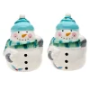 Salt & Pepper|Godinger Winter Weather Snowman Salt And Pepper Shaker Set