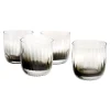 Dof & Highball|Godinger Wren Black Ombre Double Old Fashion, Set of 4