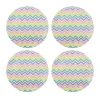 Outdoor Dinnerware|Godinger Zig Zag Melamine Salad Plate, Set of 4
